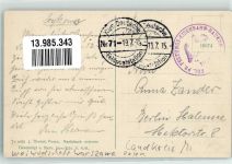 Allenstein Olsztyn 1915 Foto AK Mlawa Feldpost WK I Nr. 71 Kgl.Pr.Festungs-Eisenbahn-Baukomp.