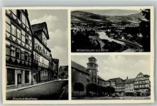 37213 W3430 Witzenhausen Foto AK Rathaus Marktplatz Ermschwerder Straße