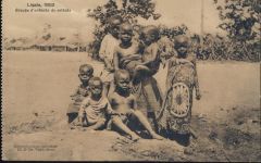 um 1905 - Lisala, schwarze Kinder (black children), Belgisch Congo (Belgian Congo).