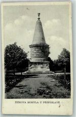 Havlickuv Brod Deutsch-Brod Foto AK Denkmal Žižkovo Pole