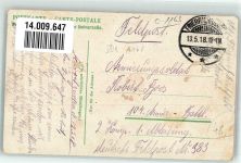 10115 O1199 Köpenick 1918 Gebrauchsspuren Lithographie Gasthaus Hirschgarten Aussichtsturm