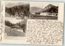 83700 W8185 Kreuth b Tegernsee 1897 Gebrauchsspuren Hohlenstein Alm beschnitten