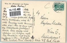 1070 Wien 7. Bezirk, Neubau 1934 Foto AK Denkmal Die Wasserresi vom Neubau