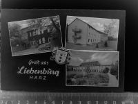 38704 W3384 Liebenburg GLASNEGATIV Mehrfachbildkarte