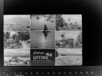 82449 W8114 Uffing a. Staffelsee GLASNEGATIV Mehrfachbildkarte