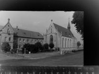 52396 W5169 Heimbach , Eifel GLASNEGATIV Abtei Maeriawald
