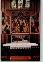 W8959 Neuschwanstein Schaffner-Altar im Ulmer Münster Fotograf Hans Hildenbrand Farben Fotos 1913