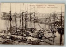 50100 Cherbourg-Octeville 1917 Foto AK Hafen Segelschiffe