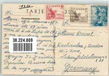 Saragossa Zaragoza 1951 Foto AK Madonna