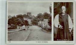 Llandudno Foto AK Kirche St. Asaph Bishop of St, Asaph Wales