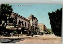 Tunis 1911 Foto AK Cafe Casino Municipal