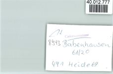 87727 W8943 Babenhausen , Schwab FOTO KEINE AK