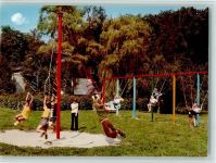 38154 W3308 Langeleben am Elm FOTO KEINE AK Kindererholungsheim des Landkreises Helmstedt Spielplatz Schaukeln Drehkarussel