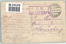 61500 Essay 1915 Foto AK Feldpost WK I Barde Ers.-Div. Friedhof Deutsche Heldengräber