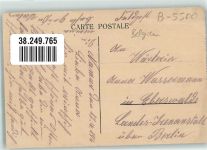 Dinant 1916 Gebrauchsspuren Bahnhof Feldpost WK I