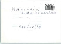 89165 W7905 Dietenheim , Iller FOTO KEINE AK Kloster Brandenburg