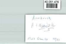 93471 W8498 Arnbruck FOTO KEINE AK A+O Laden