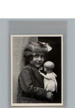 Kind Foto-Karte Puppe