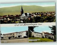 66663 W6640 Besseringen - Teilansicht Schule Kriegsbeschädigtenheim Haus Sonnenwald 3-Bildaufnahme