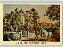 Amerikanische Pioniere leben im Country Stil