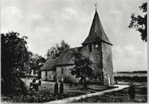 27324 W2813 Hassel (Weser) - Kirche Grabstein Baum