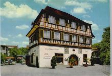88709 W7759 Hagnau am Bodensee - Gasthaus Löwen Baum Fenster Tür