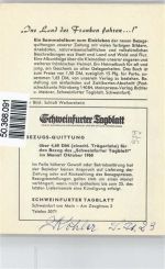 97990 W6992 Weikersheim KEINE AK Sammelbild Schweinfurter Tagblatt