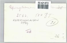 59964 W5789 Referinghausen - Foto-Karte, Gasthof zur Post