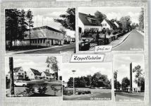 63263 W6078 Zeppelinheim - Brgerhaus Platz Auto Baum Laterne