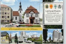 68623 W6840 Lampertheim , Hess - Stadthaus , Schule , Altersheim
