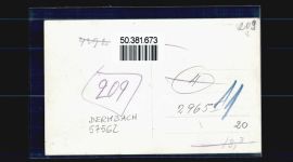 57562 W5243 Dermbach , Sieg - Foto-Karte
