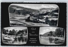 34519 W3543 Diemelsee - See Strand Boot Feld Berg