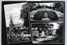 24966 W2393 Sörup - Kirche Denkmal Baum Wiese