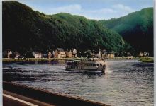 56332 W5401 Brodenbach - Fluss Schiff Berg Haus Baum