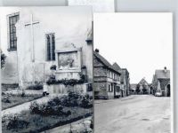 97509 W8721 Kolitzheim - Foto Kirche Kreuz Straße Auto Haus