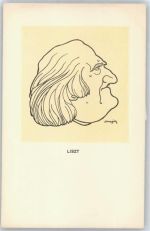 Liszt, F. Künstlerkarte