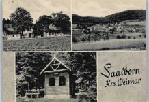 99444 O5301 Saalborn - Ferienheim Anton Saefkow, Waldhütte