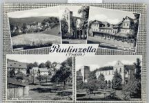 07422 O6821 Paulinzella - Klosterruine, Gaststätte Klosterschenke, Museum