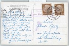 06667 O4850 Weißenfels , Saale - Landpoststempel, Waidmannsheilwaldhaus, Hindenburgfelsen, Eberstein