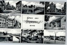 49716 W4470 Meppen - Rathaus, Hasebrücke, Moristenkloster, Hünengrab, Landwirtschaftsschule, Hafen