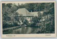 08396 O9611 Waldenburg , Sachs Gebrauchsspuren Glänzelmühle