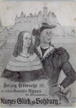 85088 W8075 Vohburg a d Donau - Herzog Albrecht III. und seine Gemahlin Agnes