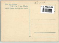 Gemälde von Wilh. Jos. Heine - Verbrecher in der Kirche Justiz