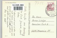 78176 W7712 Blumberg , Baden 1979 - Wappen
