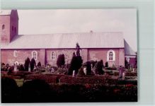 25938 W2270 Süderende auf Föhr FOTO KEINE AK St. Laurentii-Kirche mit Friedhof Kirchen, Grabsteine, etc.