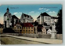 86633 W8858 Neuburg a d Donau - Blick von der neuen Donaubrücke
