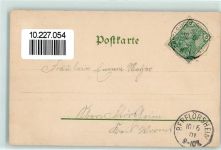 Gruss aus AK mit Glimmerauflage Litho Spruch Schwalbe 1901 AK mit Glitzer