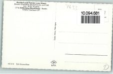 77960 W7633 Schönberg , Kr Lahr, Schwarzw - Ortsansicht Gasthof Pension Zum Löwen Geroldseck