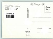93455 W8499 Sattelbogen Gebrauchsspuren Rückseite mit Abschürfungen bzw Kleberesten Fliegeraufnahme
