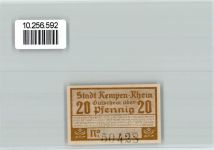 47906 W4152 Kempen , Niederrhein - Notgeld